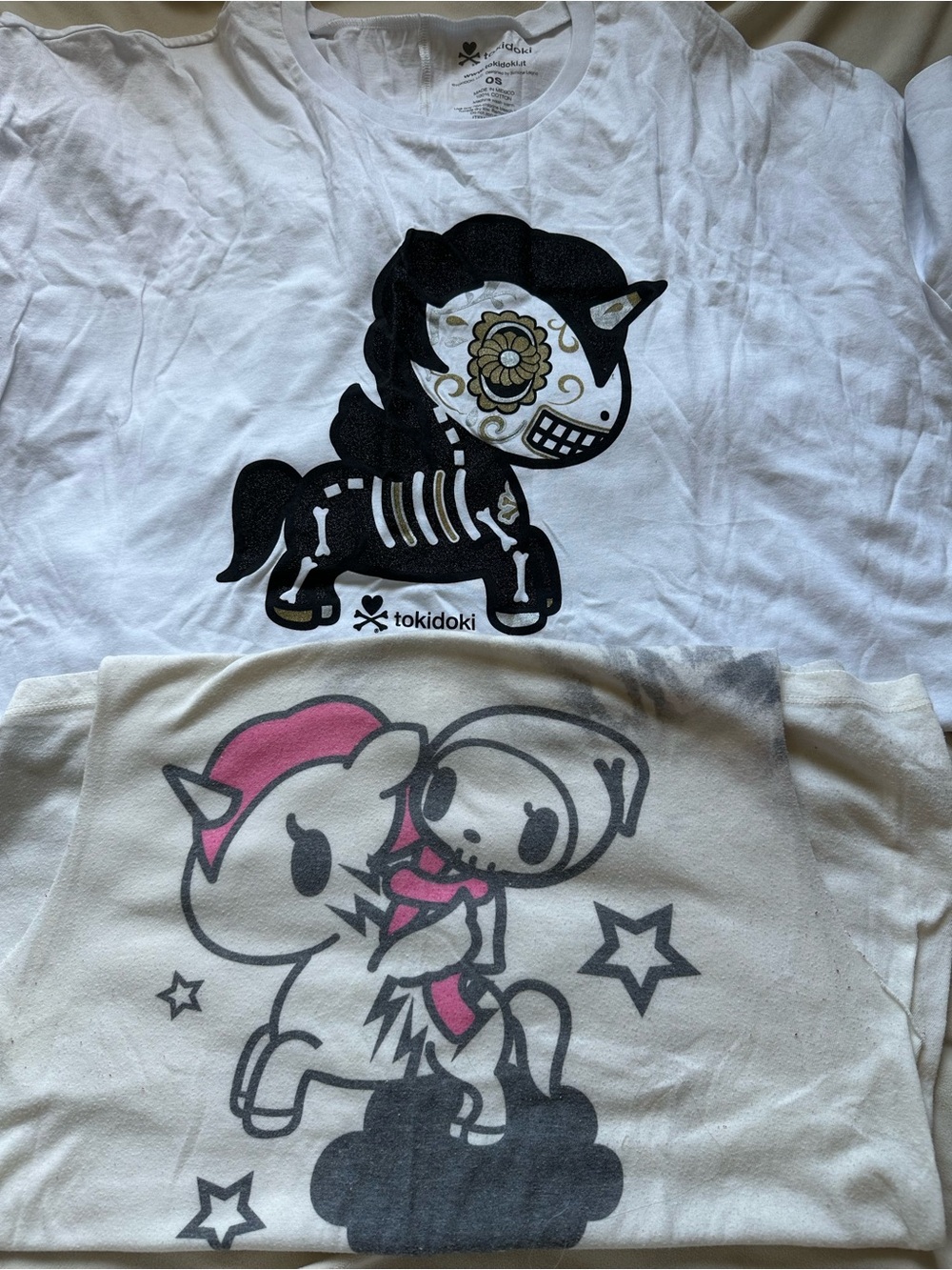 Tokidoki lot of 2 shirts